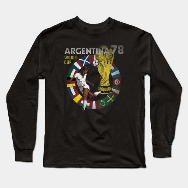 Argentina 78 World Cup Long Sleeve T-Shirt by TerraceTees